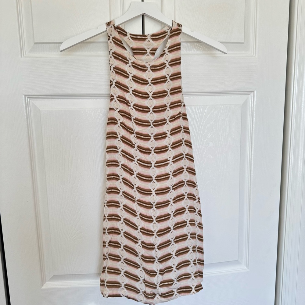 Acacia Swimwear Silk Tribal Sleeveless Sundress